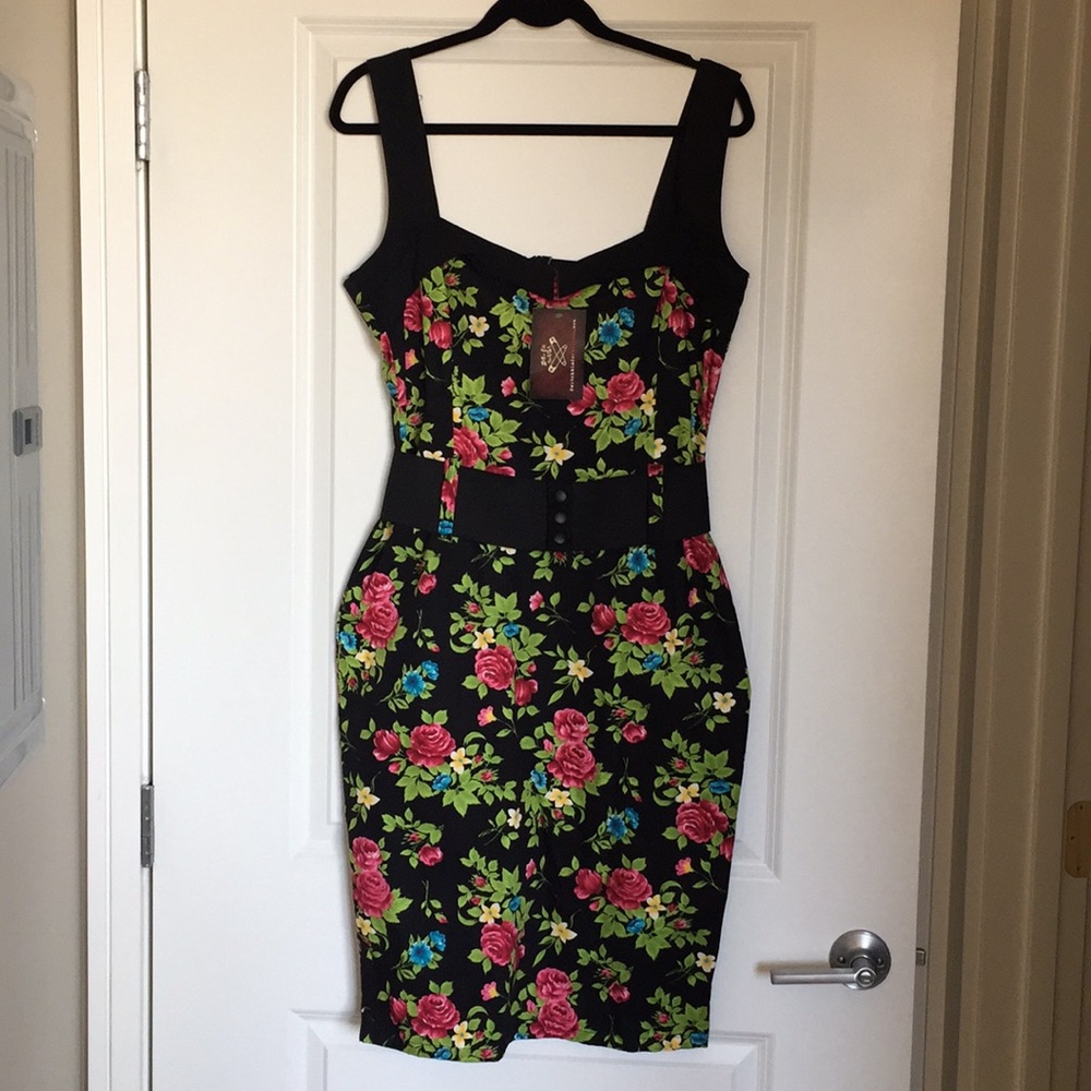 NWT Sexy floral midi summer dress